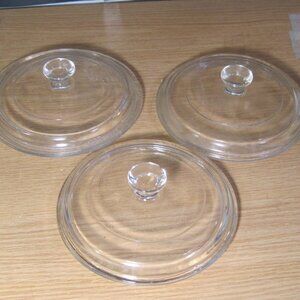 1  (only) Pyrex Glass Lid (only) Fits Corning Ware Pan P-81-B  6"